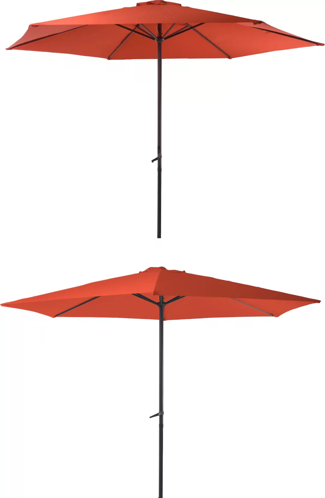 Garden Pleasure Sonnenschirm, Ø 300 cm, terracotta günstig online kaufen