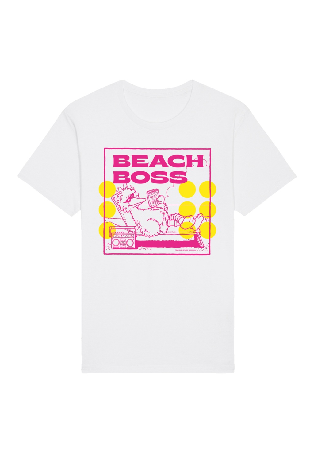 F4NT4STIC T-Shirt "Sesamstraße Bibo Beach Boss", Premium Qualität,Nostalgie günstig online kaufen