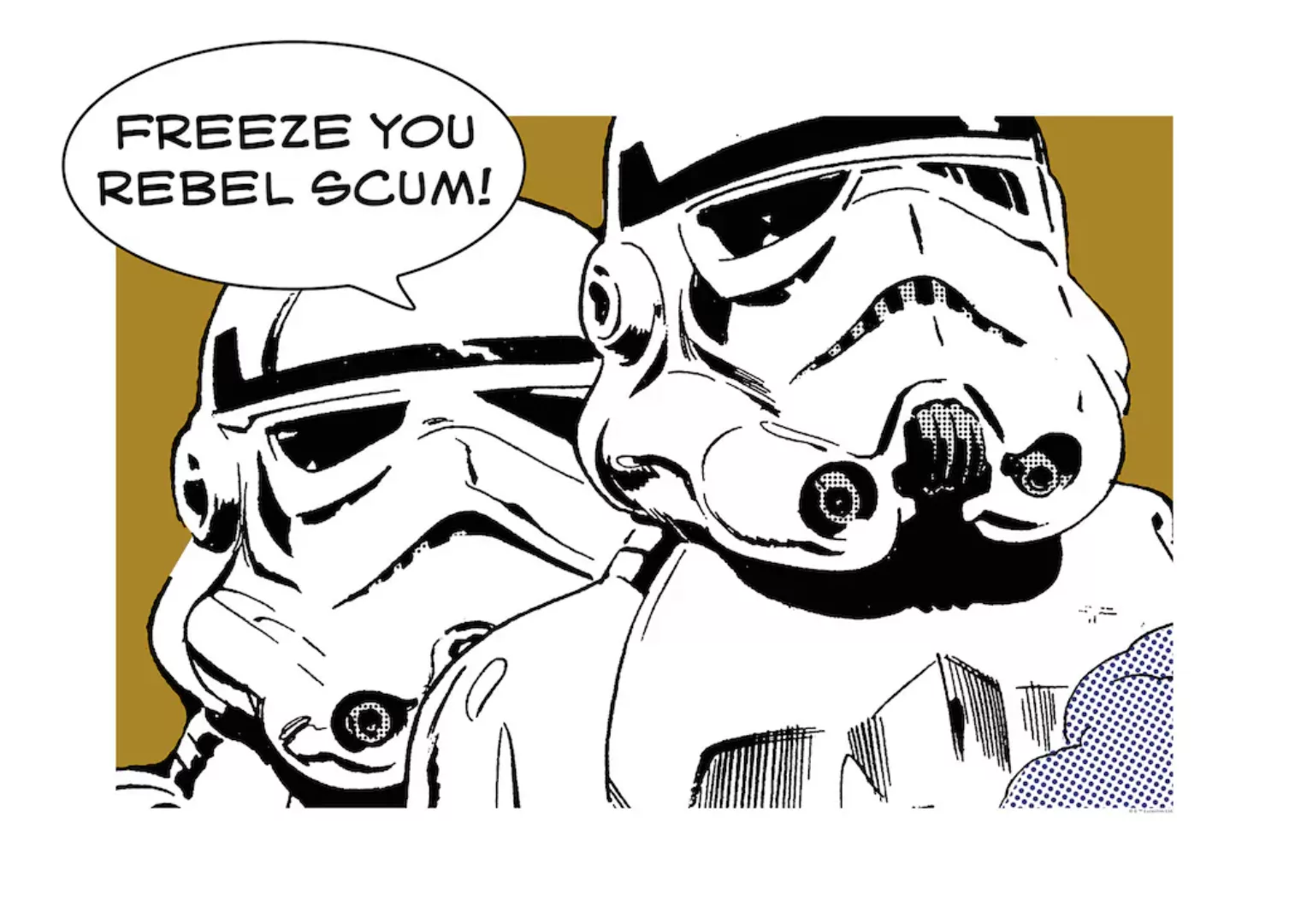 Komar Poster "Star Wars Classic Comic Quote Stormtrooper", Star Wars, (1 St günstig online kaufen