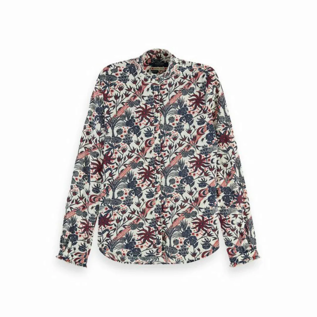 Maison Scotch Blusenshirt Maison Scotch Damen Bluse Cotton Allover Printed günstig online kaufen