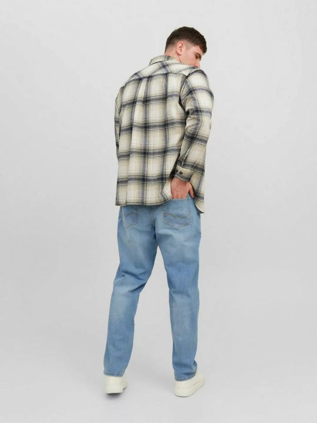 Jack & Jones Plus Langarmhemd Eddie (1-tlg) günstig online kaufen