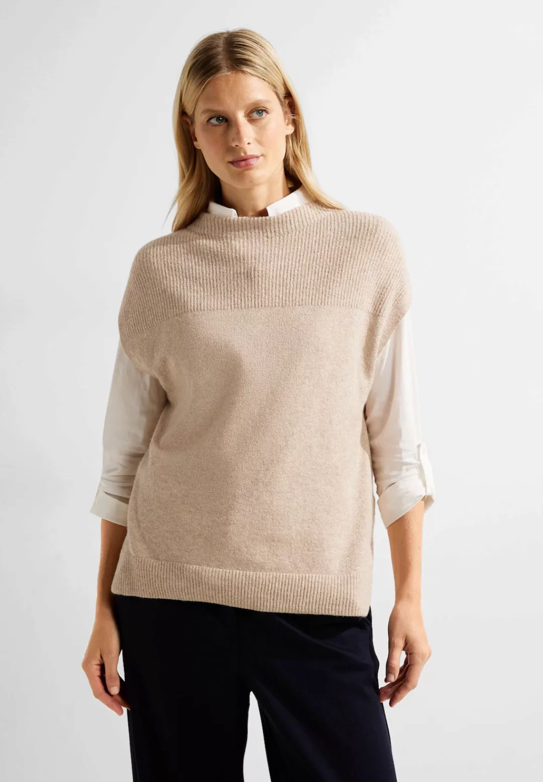 Cecil Strickpullover, aus softem Materialmix günstig online kaufen