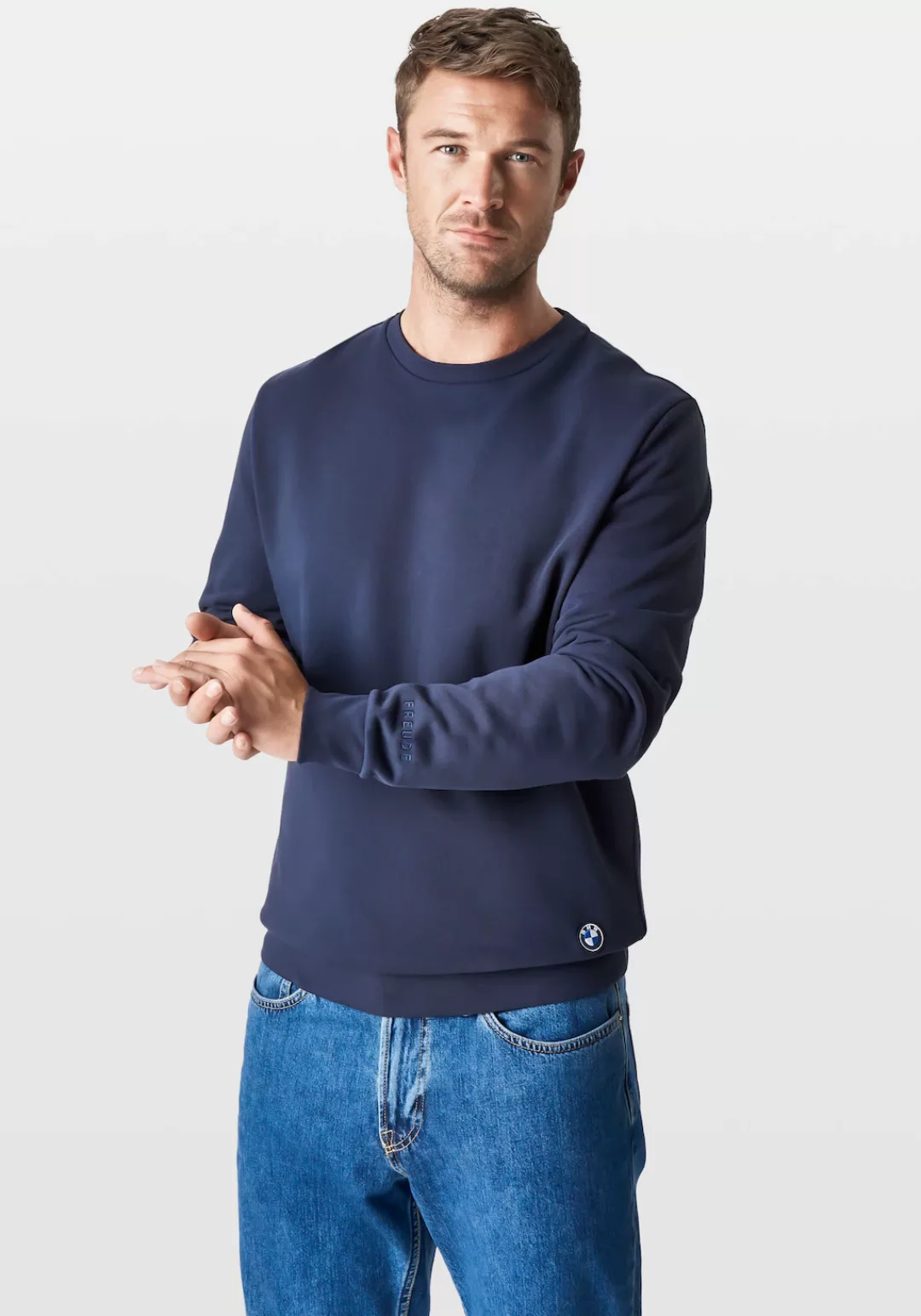 BMW Sweatshirt Stick am vorderen Unterarm günstig online kaufen