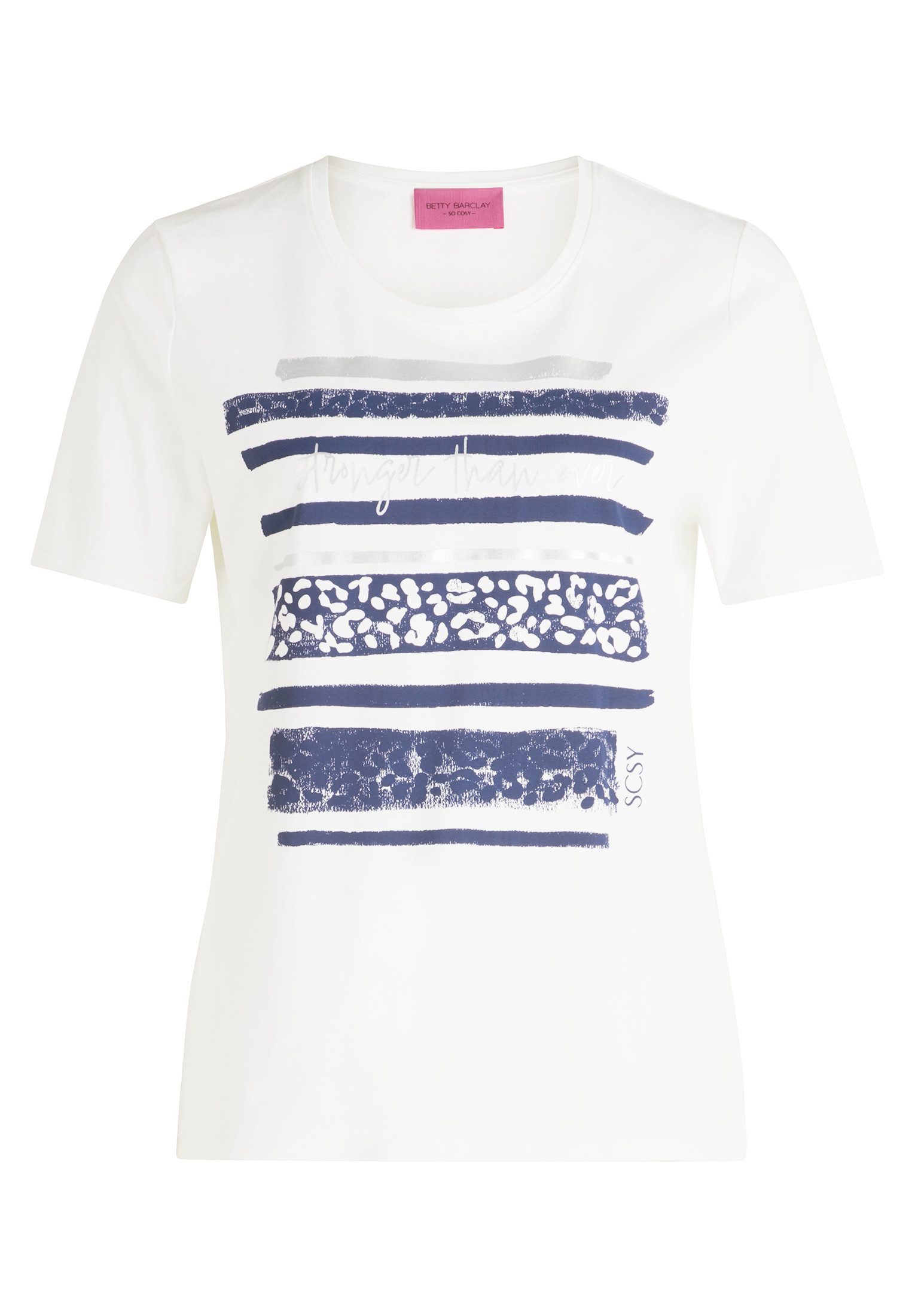 Betty Barclay Kurzarmshirt "Betty Barclay Damen Basic Shirt mit Aufdruck", günstig online kaufen
