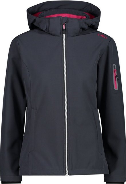 CMP Funktionsjacke WOMAN JACKET ZIP HOOD TITANIO-FUCSIA günstig online kaufen