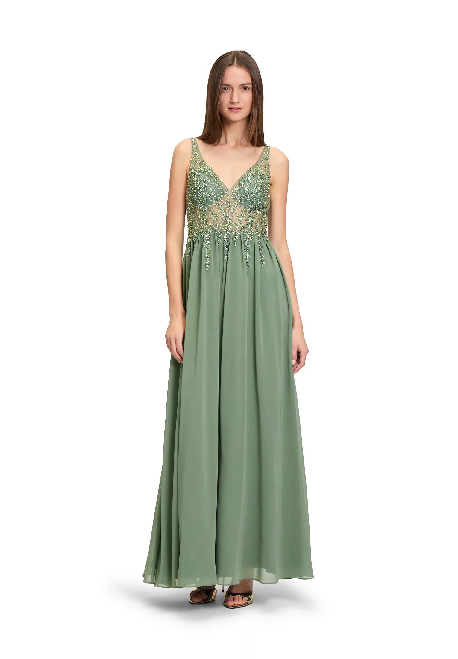 Vera Mont Abendkleid "Vera Mont Abendkleid mit Stickerei", Glitzersteine günstig online kaufen