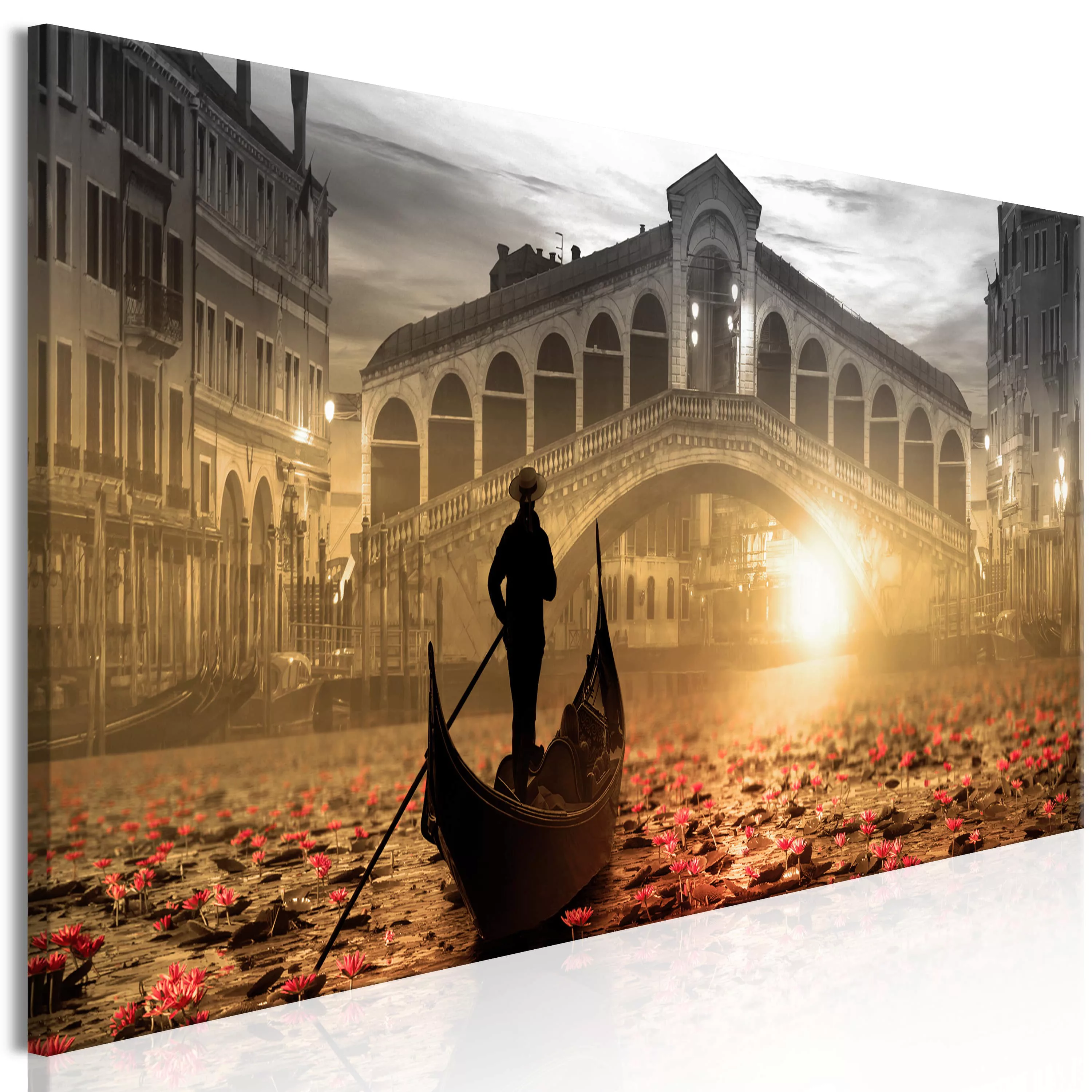 Wandbild - Magic Venice (1 Part) Narrow Orange günstig online kaufen