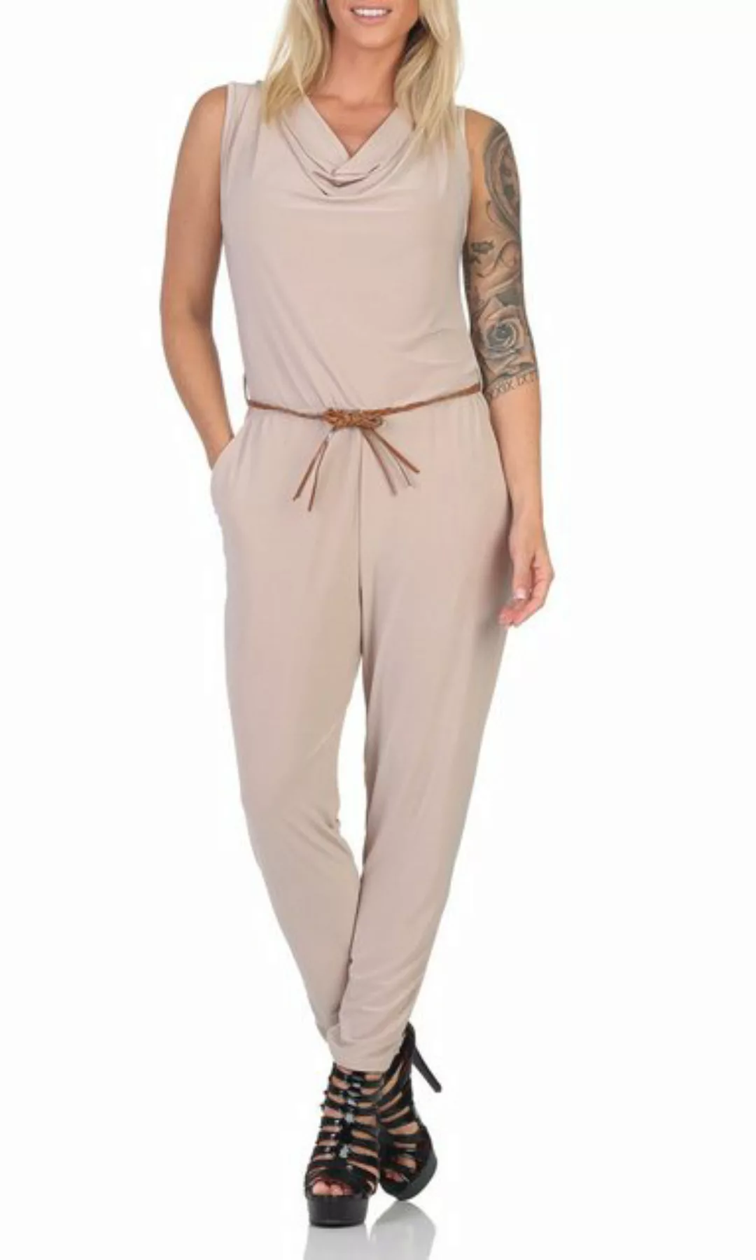 simarada Jumpsuit Damen Overall 2411 34-38 Beige günstig online kaufen