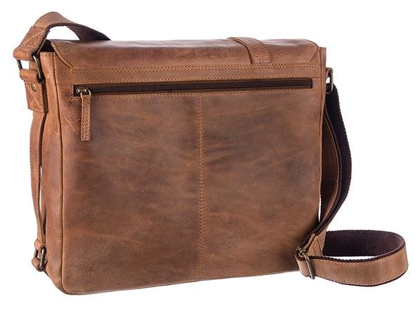 GreenLand Nature Messenger Bag "Montenegro", aus Rindsleder mit Laptopfach günstig online kaufen