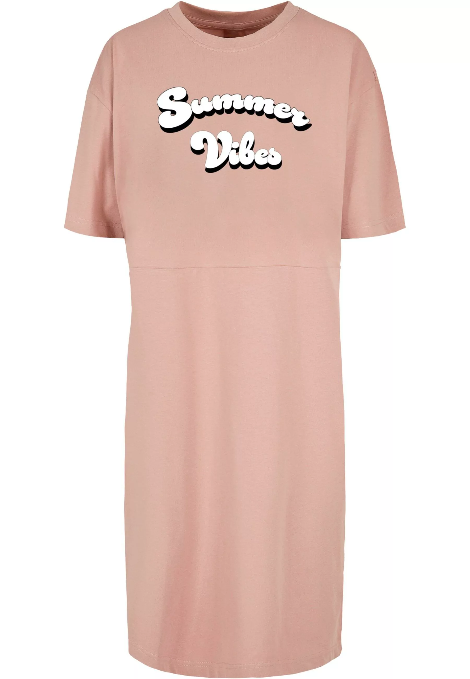 Merchcode Shirtkleid "Merchcode Damen Ladies Summer Vibes Oversized Slit Te günstig online kaufen