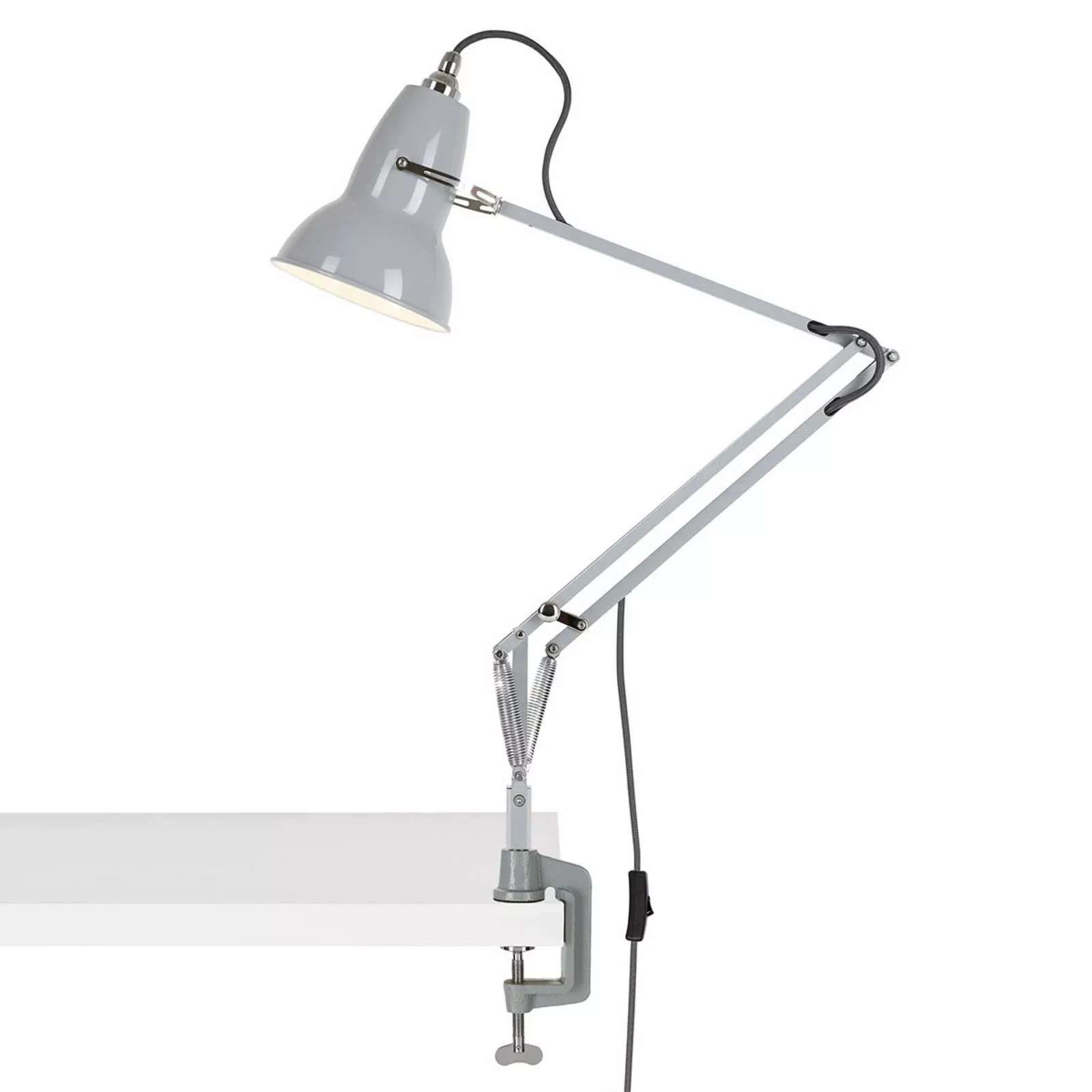 Anglepoise Original 1227 Klemm-Tischlampe grau günstig online kaufen