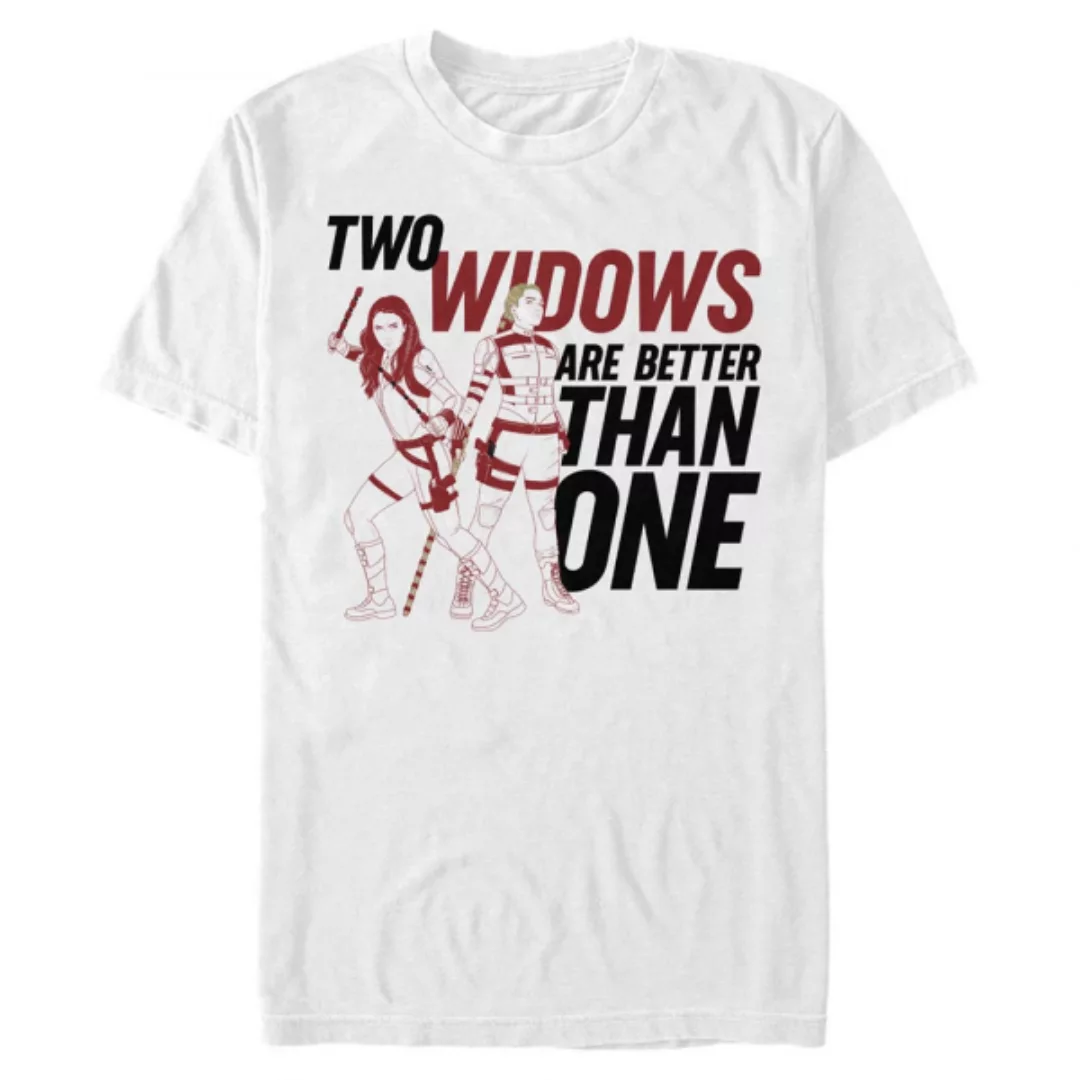 Marvel - Black Widow - Gruppe Two Widows - Männer T-Shirt günstig online kaufen
