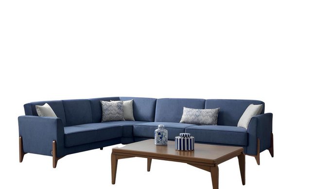 JVmoebel Ecksofa Sofa L-Form Stoffsofa Couch Wohnzimmer Garnitur Design Mod günstig online kaufen