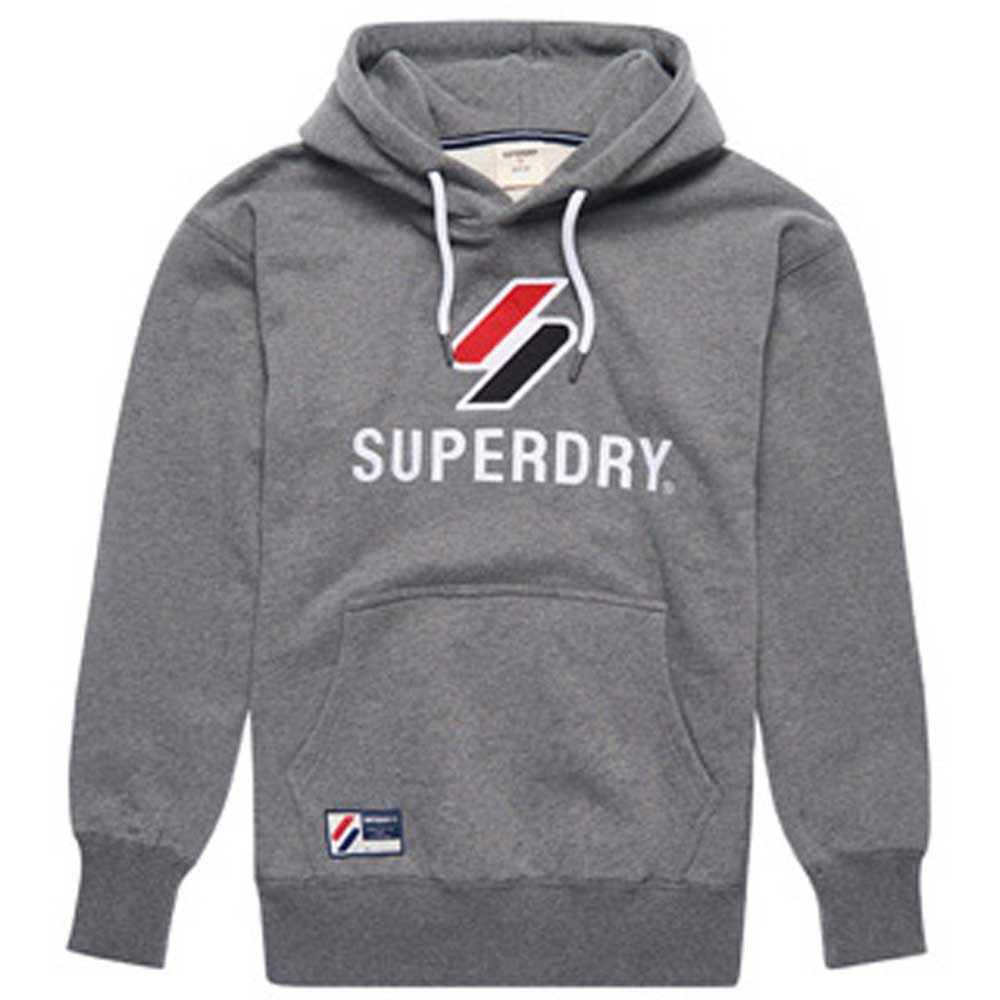 Superdry Code Apq 2 Os Hood Pullover M-L Dark Charcoal Marl günstig online kaufen