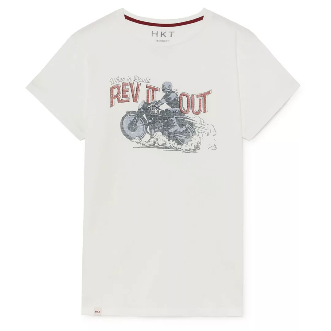 Hackett Rev It Kurzärmeliges T-shirt M White günstig online kaufen
