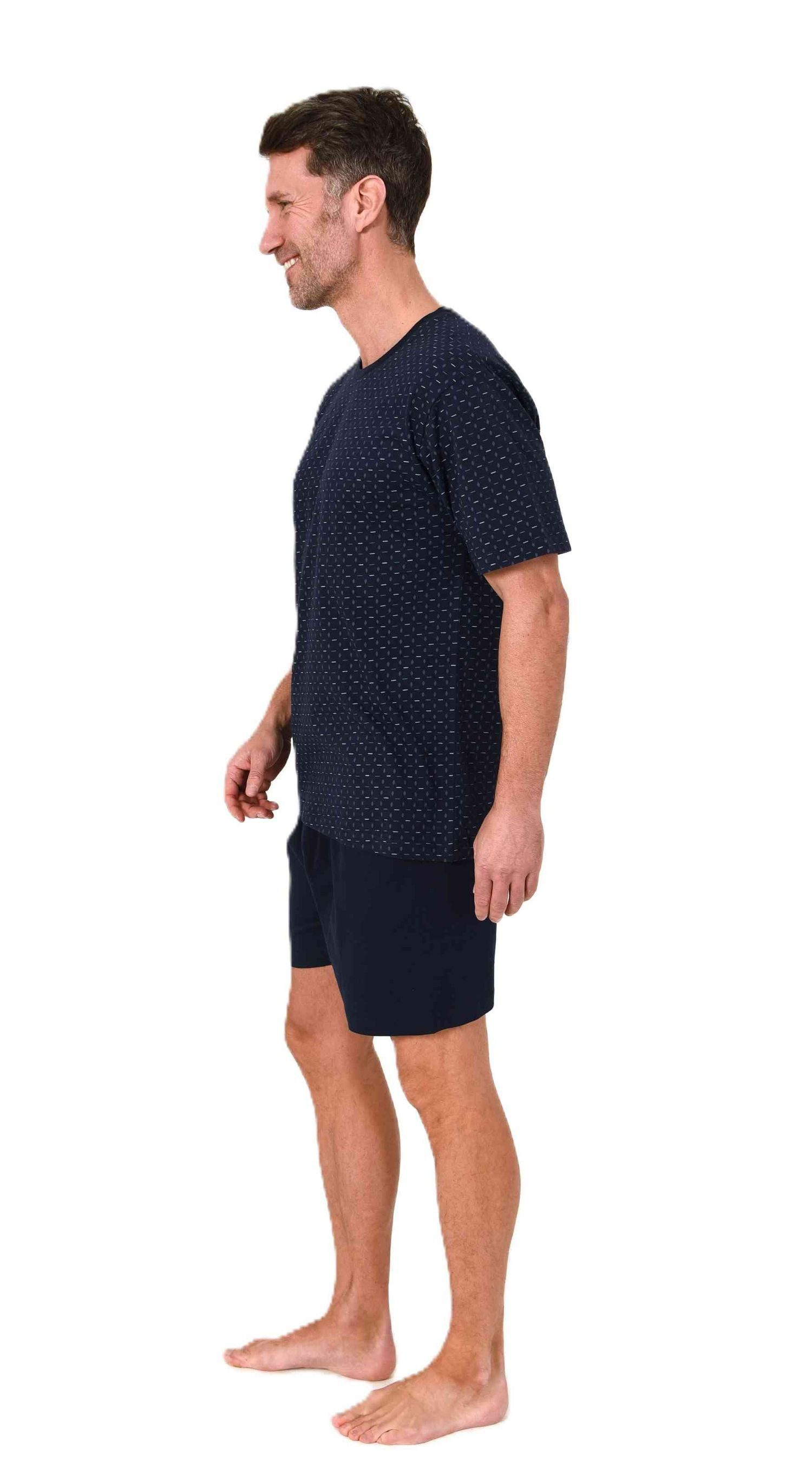 Normann Pyjama Normann Herren Schlafanzug kurzarm günstig online kaufen