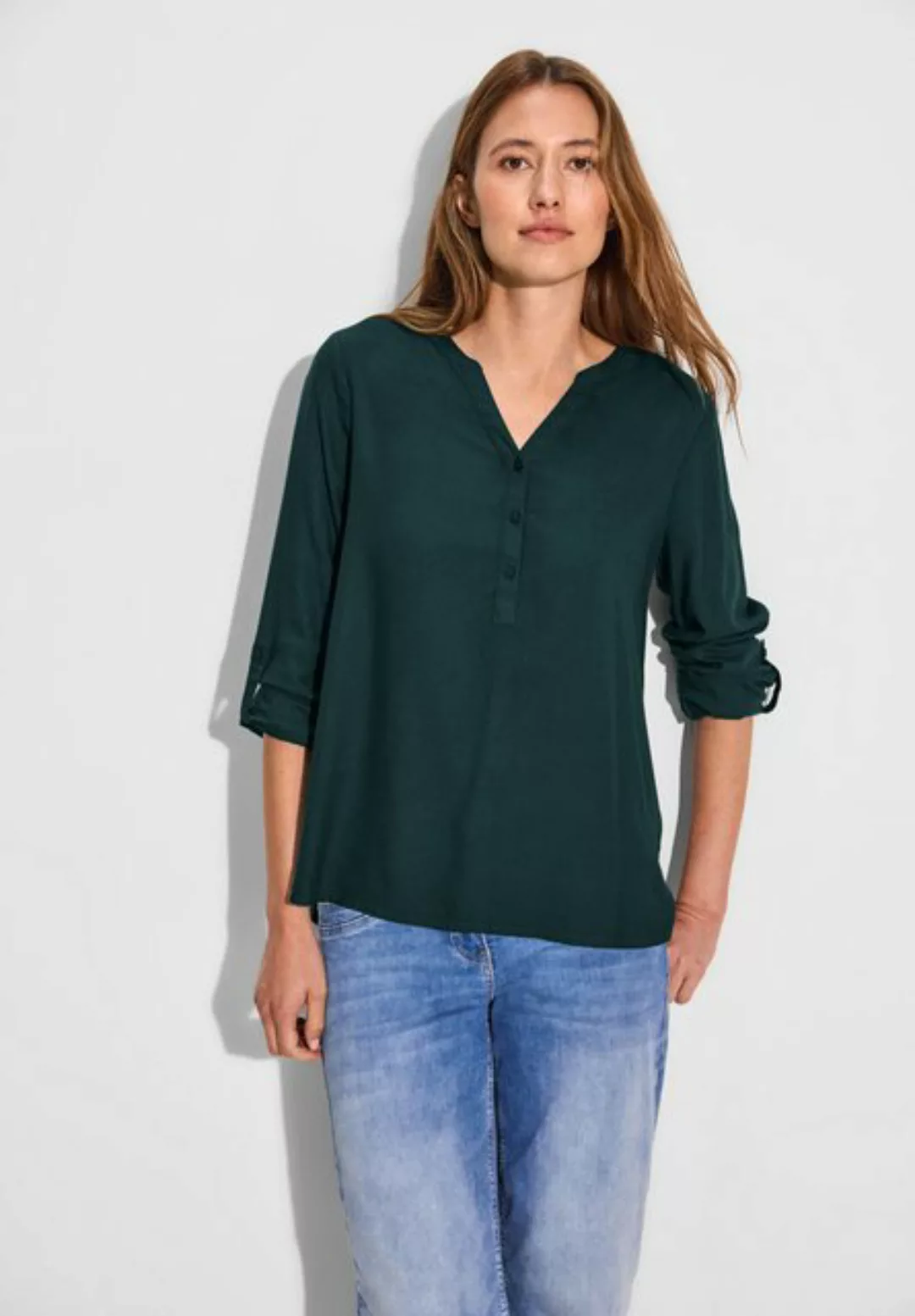 Cecil Shirtbluse - Damen Bluse mit Turn-Up - Bluse günstig online kaufen