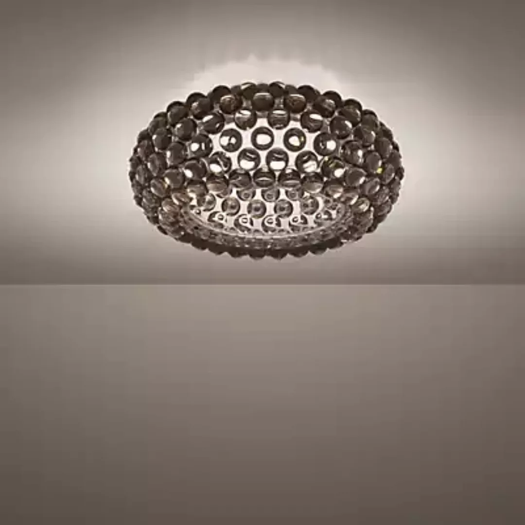 Foscarini Caboche Plus Deckenleuchte LED, rauchgrau, schaltbar günstig online kaufen