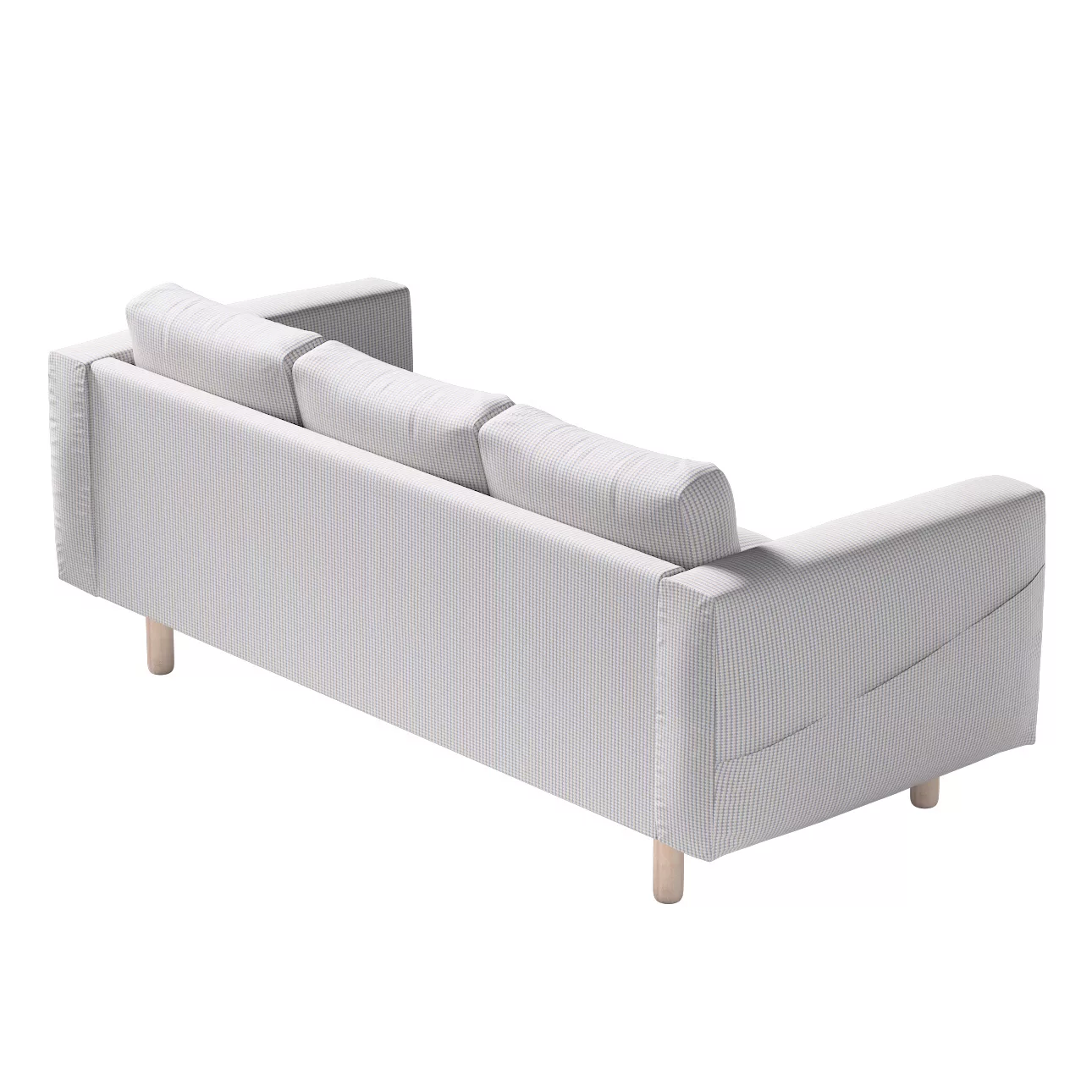 Bezug für Norsborg 3-Sitzer Sofa, beige-blau, Norsborg 3-Sitzer Sofabezug, günstig online kaufen