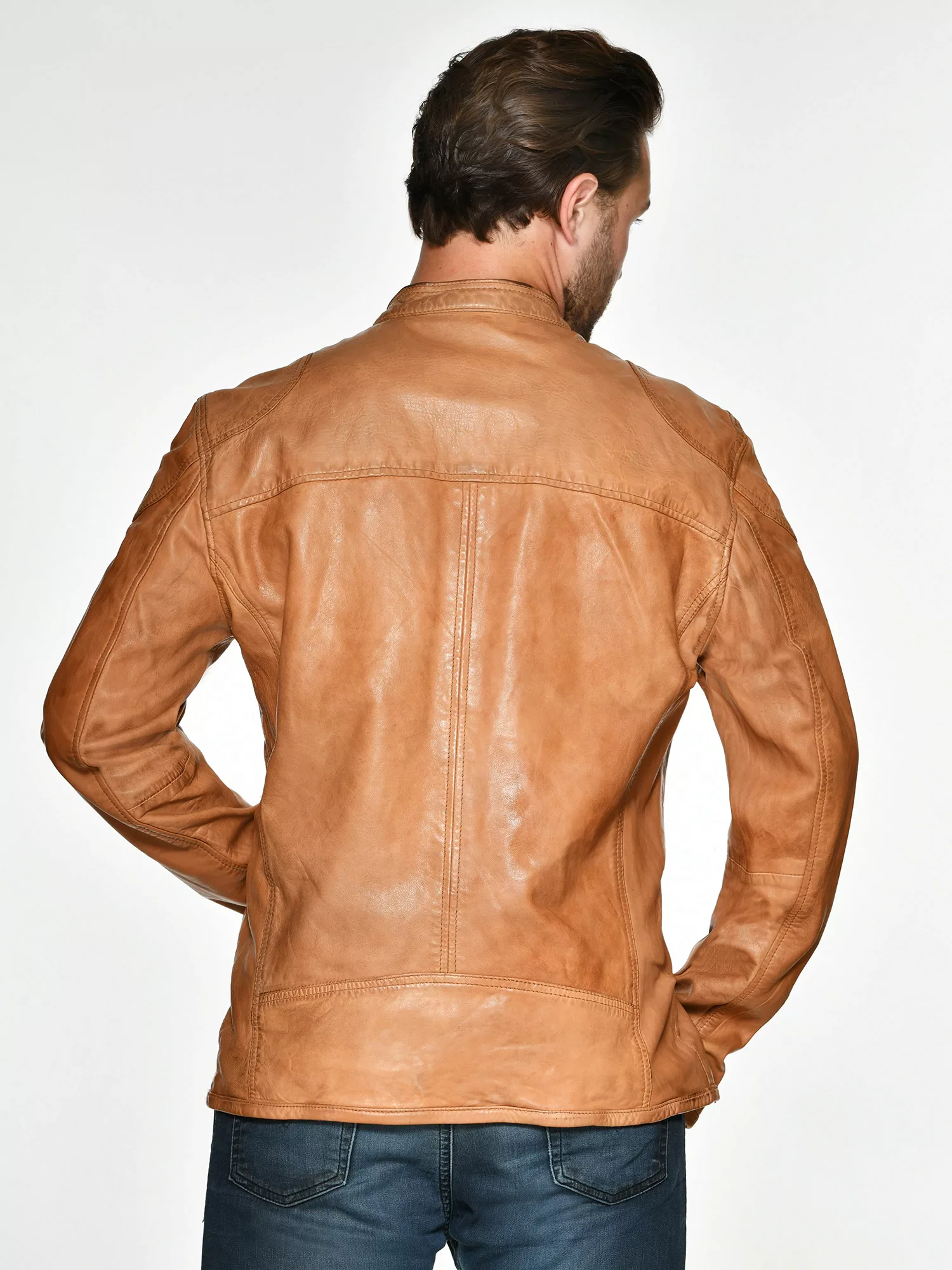 MUSTANG Lederjacke "Johannes" günstig online kaufen