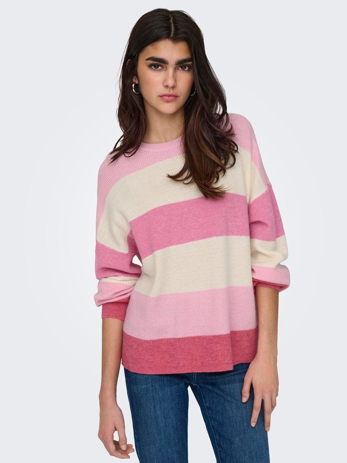 ONLY Strickpullover ONLATIA L/S STRIPE PULLOVER günstig online kaufen
