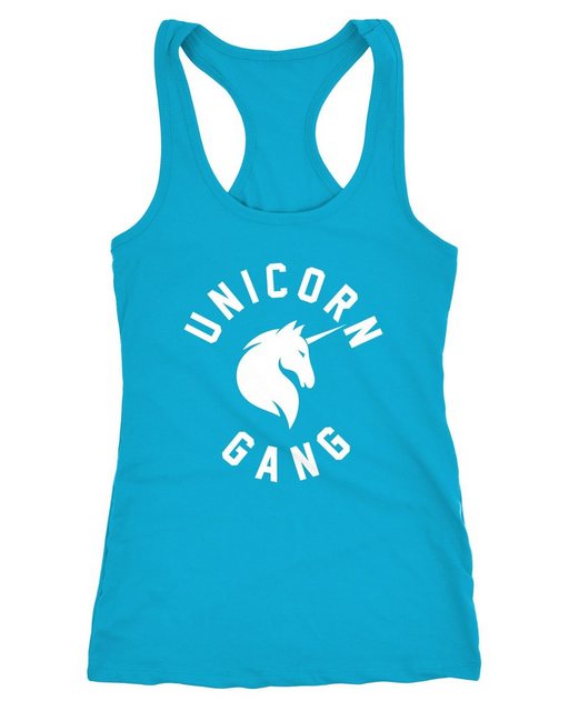 MoonWorks Tanktop Unicorn Gang Tank-Top Damen Einhorn günstig online kaufen