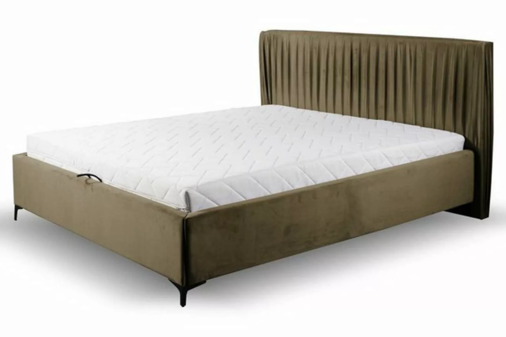 JVmoebel Bett Modernes Bett Design Betten Holz Textil Schlafzimmer Bettgest günstig online kaufen