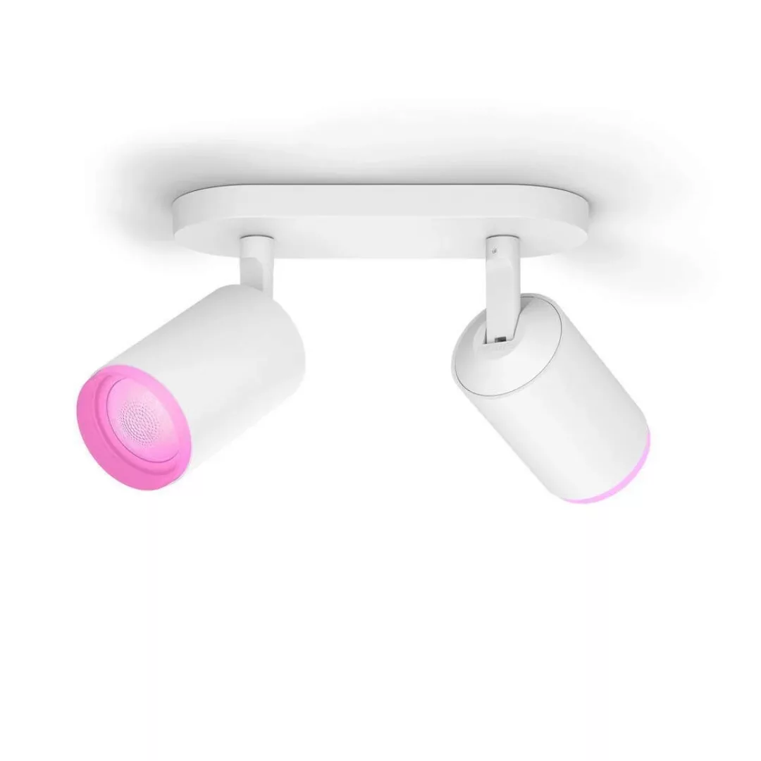 Philips Hue Bluetooth White & Color Ambiance Spot Fugato in Weiß 2x 5,7W 70 günstig online kaufen