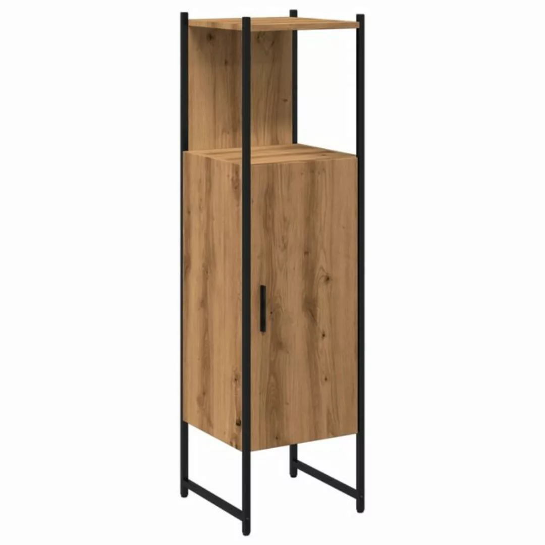 vidaXL Badezimmerspiegelschrank Badschrank Artisan-Eiche 33x33x120,5 cm Hol günstig online kaufen