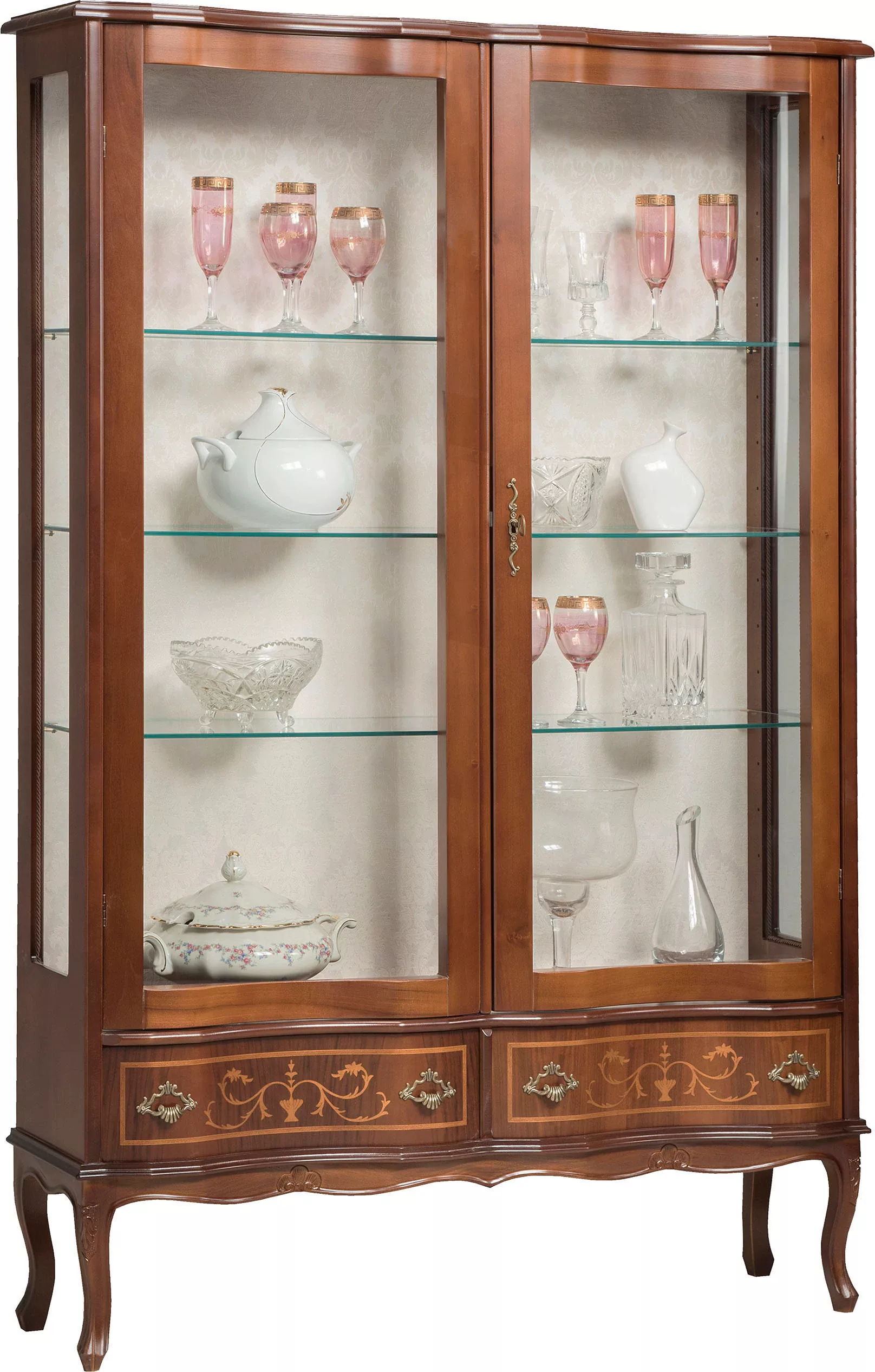 Home affaire Vitrine "PUCCINI 563", Höhe 170 cm günstig online kaufen