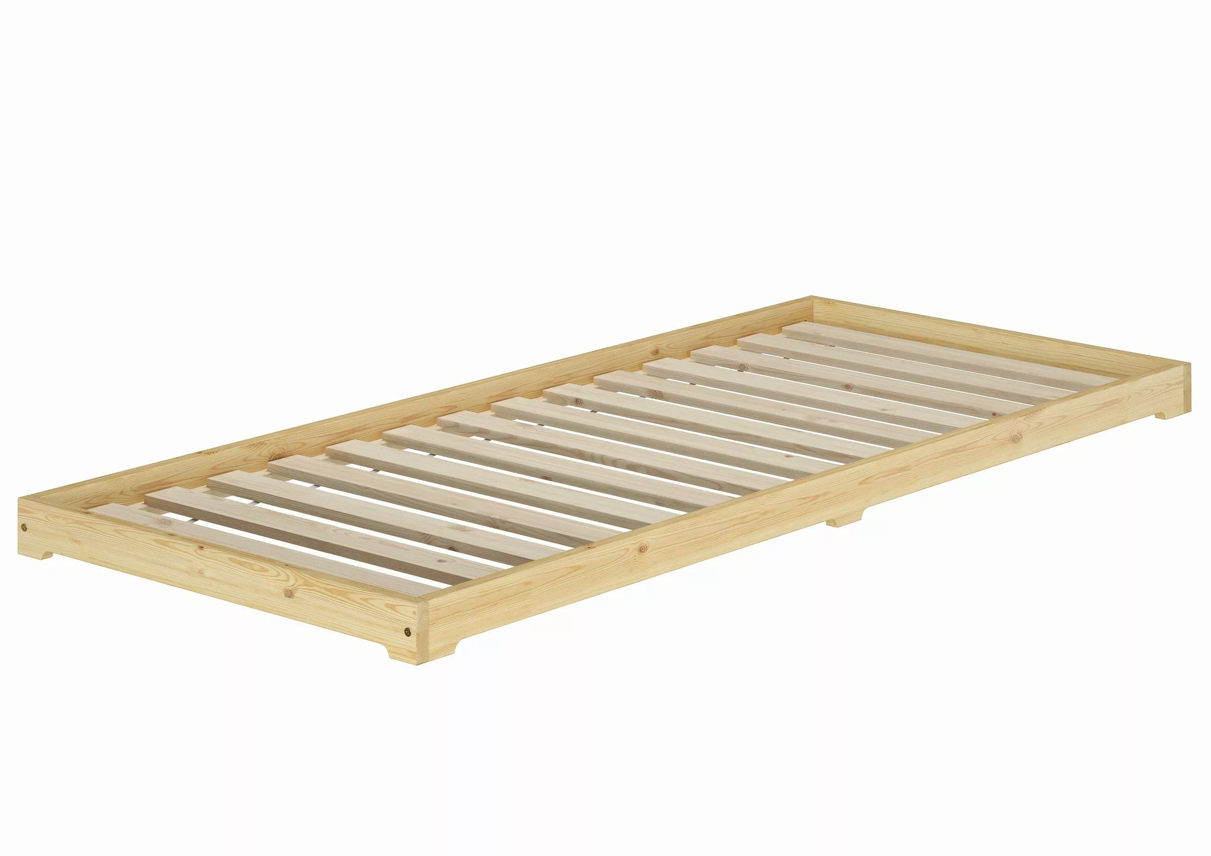 ERST-HOLZ Bett Studentenbett Futon Extra Niedriges günstig online kaufen