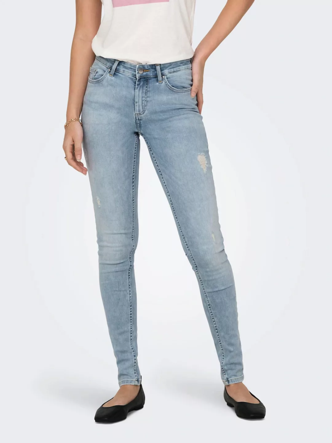 ONLY Skinny-fit-Jeans ONLBLUSH MID SKINNY DNM ANA698 NOOS günstig online kaufen