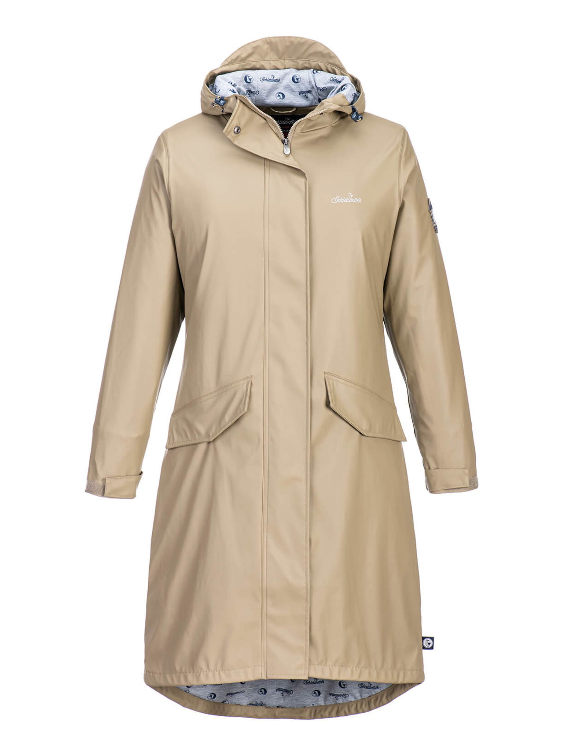 Schietwetter Regenmantel Damen Regenparka Emma lang, günstig online kaufen