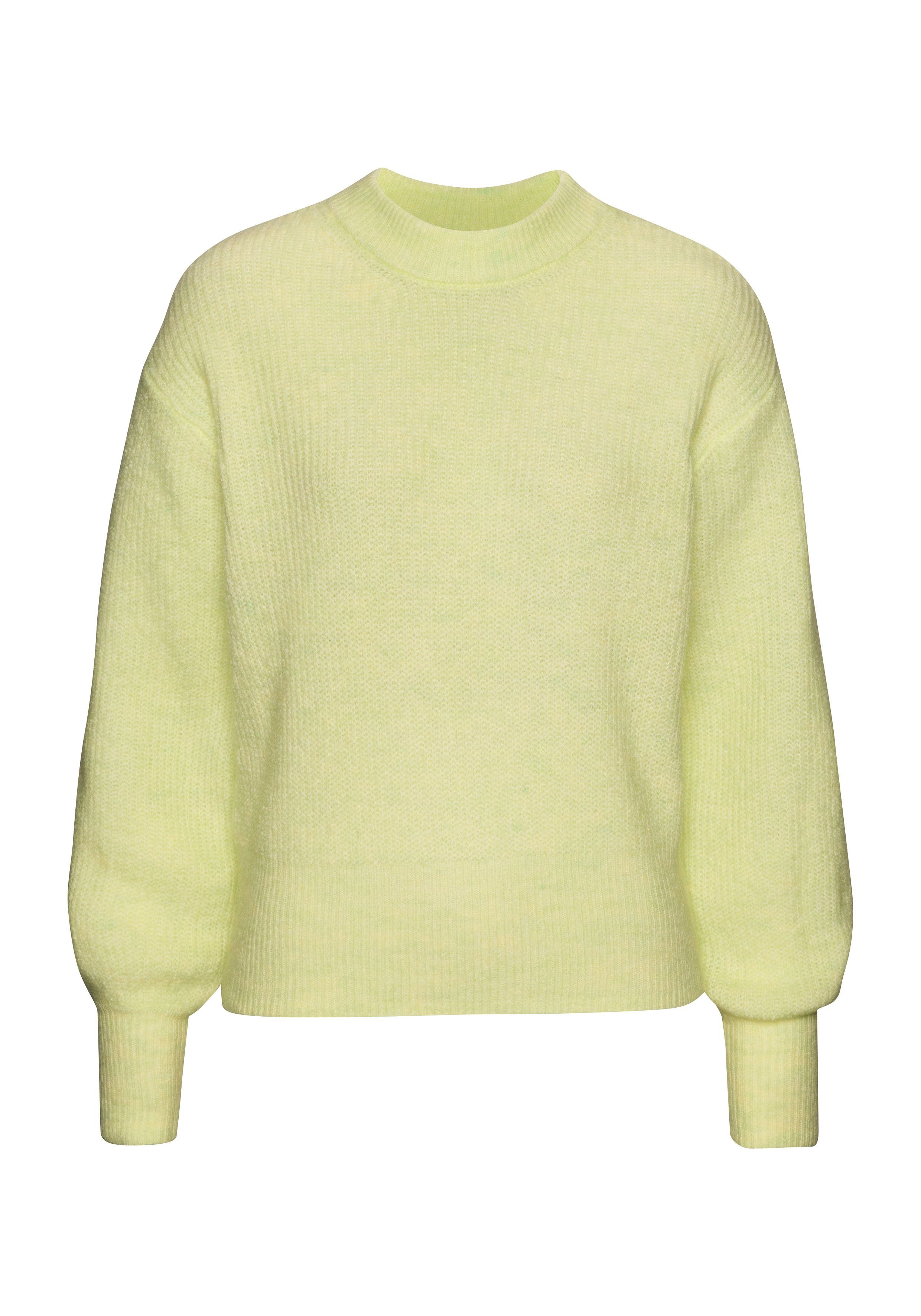LASCANA Strickpullover, in Melange-Optik, lockerer Damenpullover, Basic günstig online kaufen
