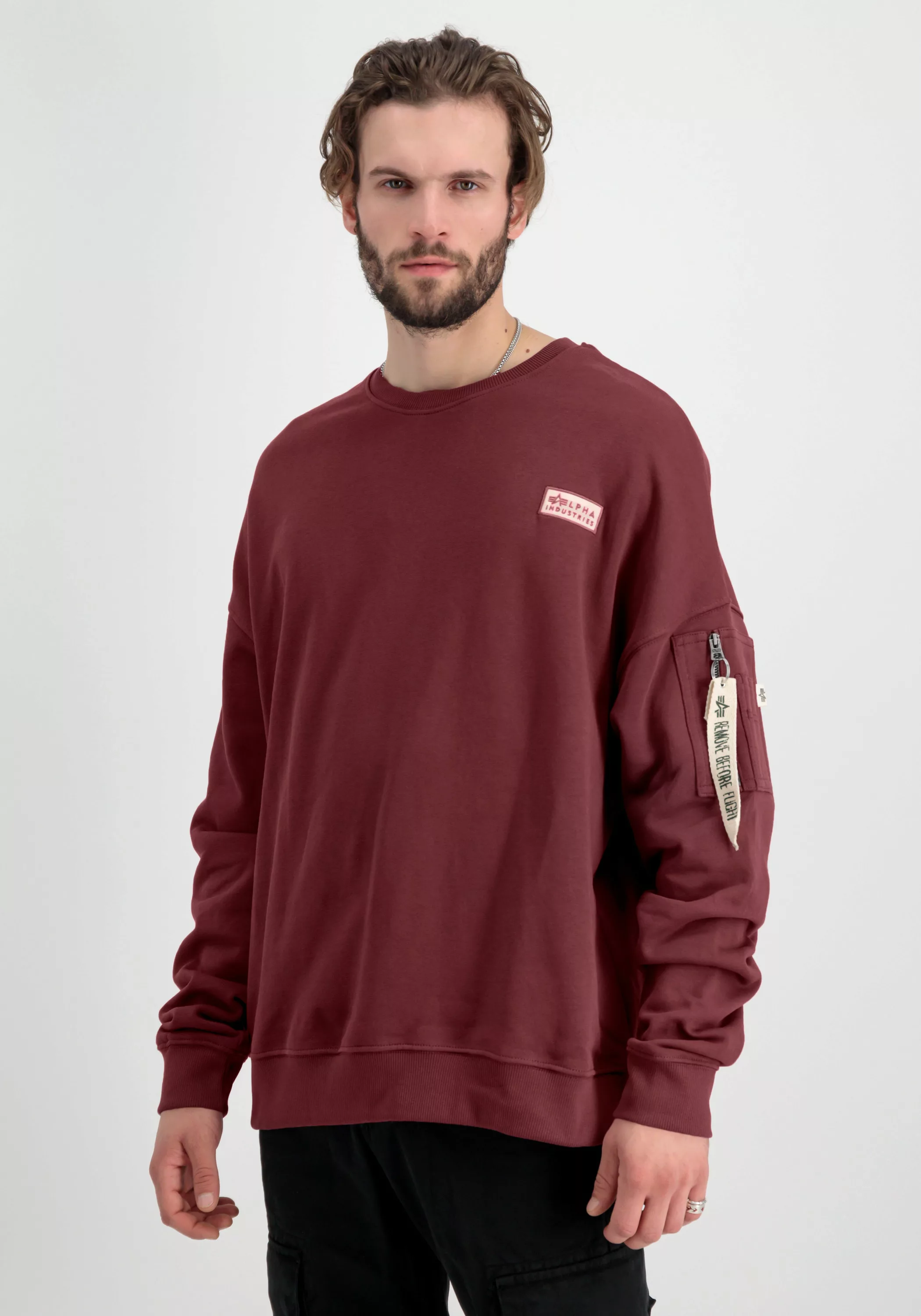 Alpha Industries Sweater "Alpha Industries Men - Sweatshirts Organics OS Sw günstig online kaufen