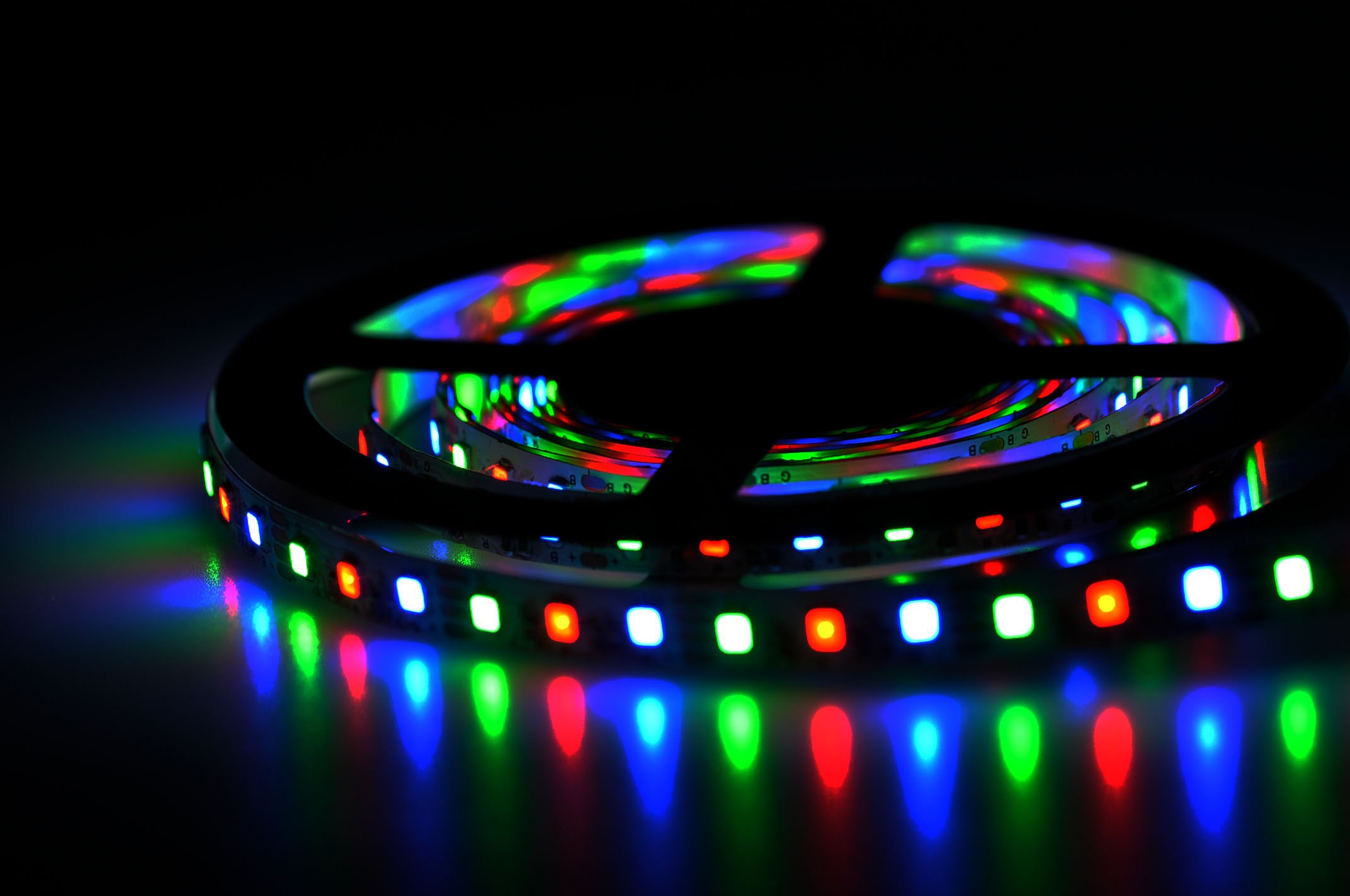 BLULAXA LED Stripe »LED Stipe SET RGB mehrfarbig«, Wandleuchte, Material: S günstig online kaufen