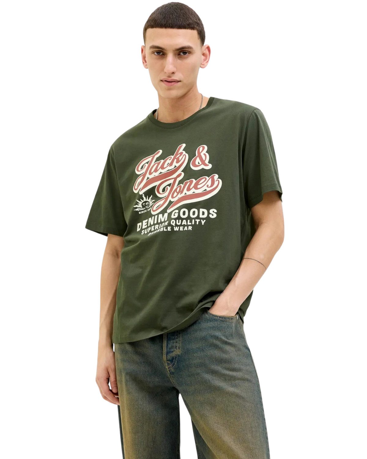 Jack & Jones Print-Shirt stilvolle Slim-Fit günstig online kaufen
