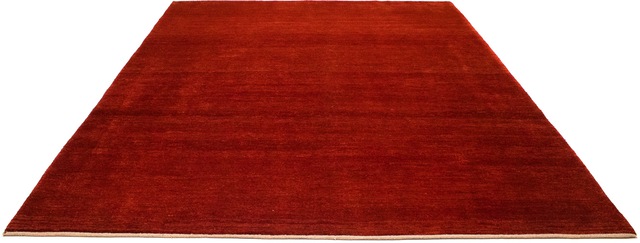 morgenland Wollteppich »Gabbeh - Perser - 320 x 245 cm - dunkelrot«, rechte günstig online kaufen