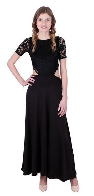 Sarcia.eu Maxikleid John Zack Elegantes schwarzes Maxikleid M günstig online kaufen