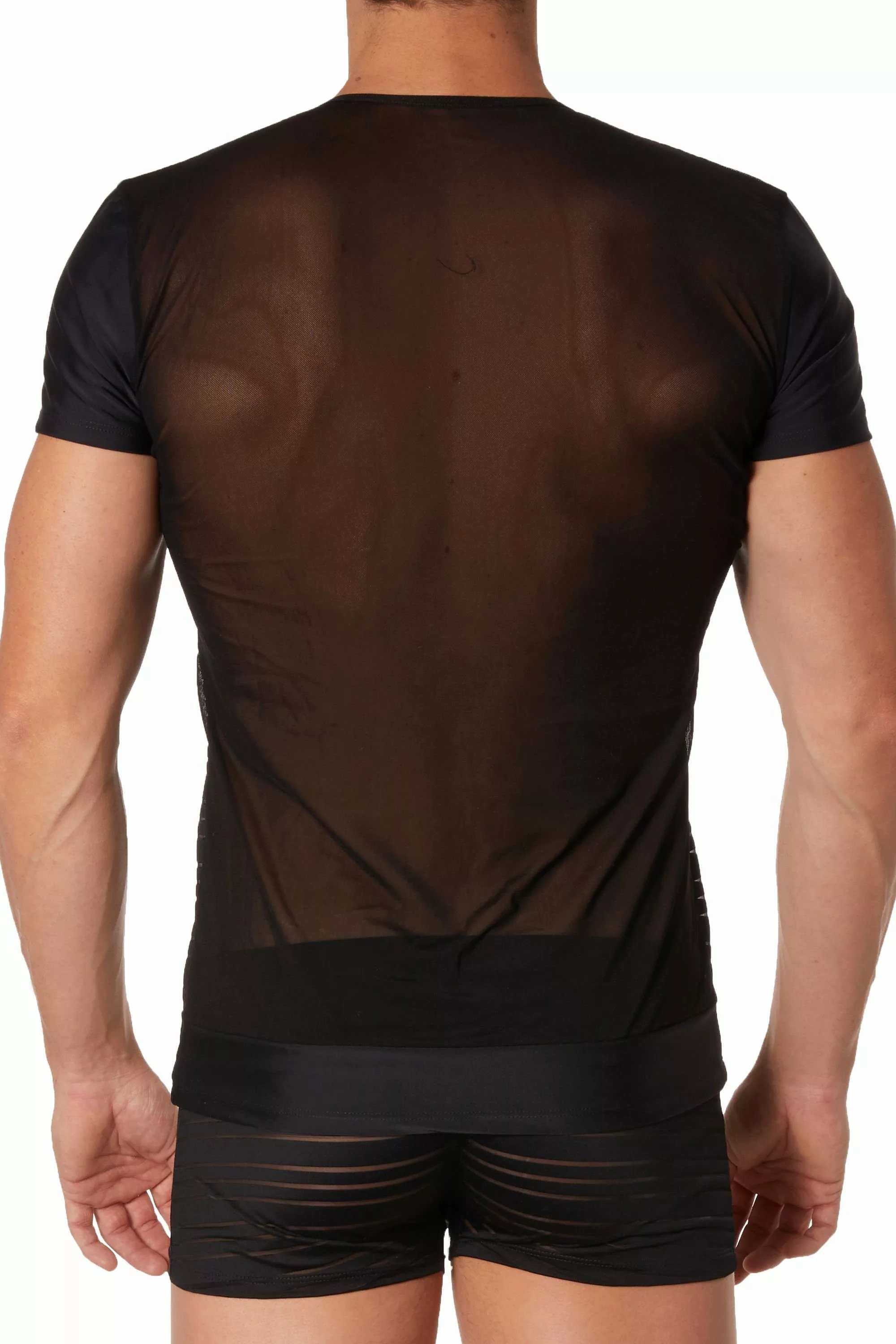 LOOK ME T-Shirt Herren-Shirt in schwarz günstig online kaufen