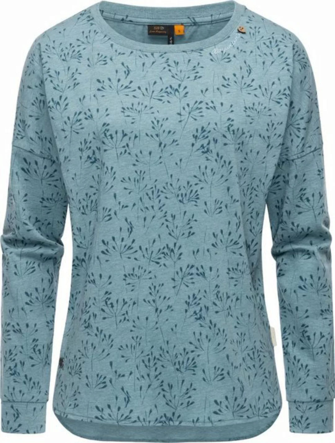 Ragwear Langarmshirt Shimona Long Flowery nachhaltigeres Damen Sweatshirt m günstig online kaufen
