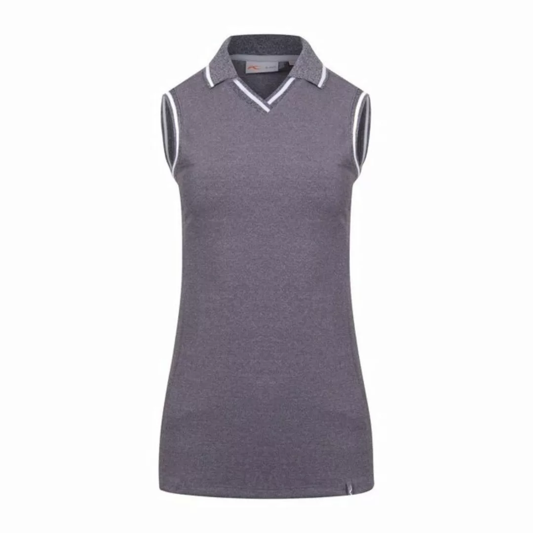 KJUS Poloshirt Kjus V-Neck Sleeveless Polo Steel Grey günstig online kaufen