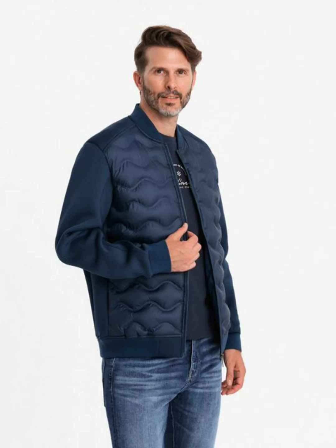 OMBRE Bomberjacke Gesteppte Bomberjacke für Männer günstig online kaufen