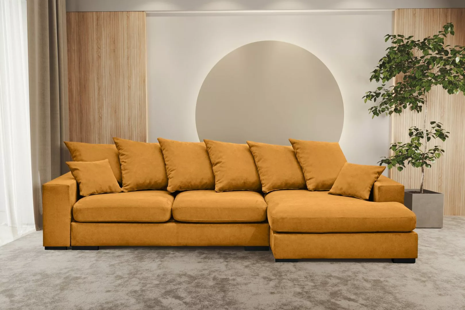 Kaiser Möbel Ottomane Ecksofa Sofa L-form, Couch L-form Gabon Ottomane Link günstig online kaufen