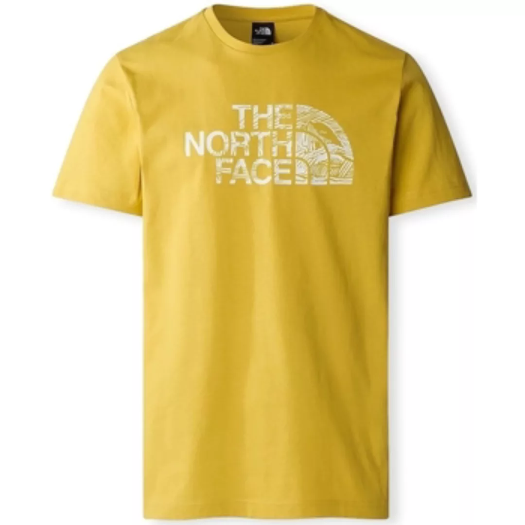 The North Face  T-Shirts & Poloshirts T-Shirt Woodcut Dome - Yellow Silt günstig online kaufen