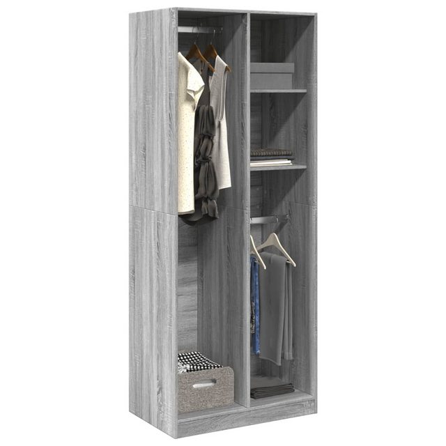 vidaXL Kleiderschrank Kleiderschrank Grau Sonoma 80x50x200 cm Spanplatte günstig online kaufen