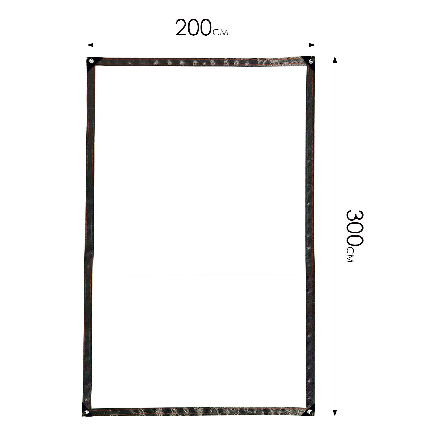 Clanmacy Schutzplane PVC transparente Plane Abdeckplane günstig online kaufen