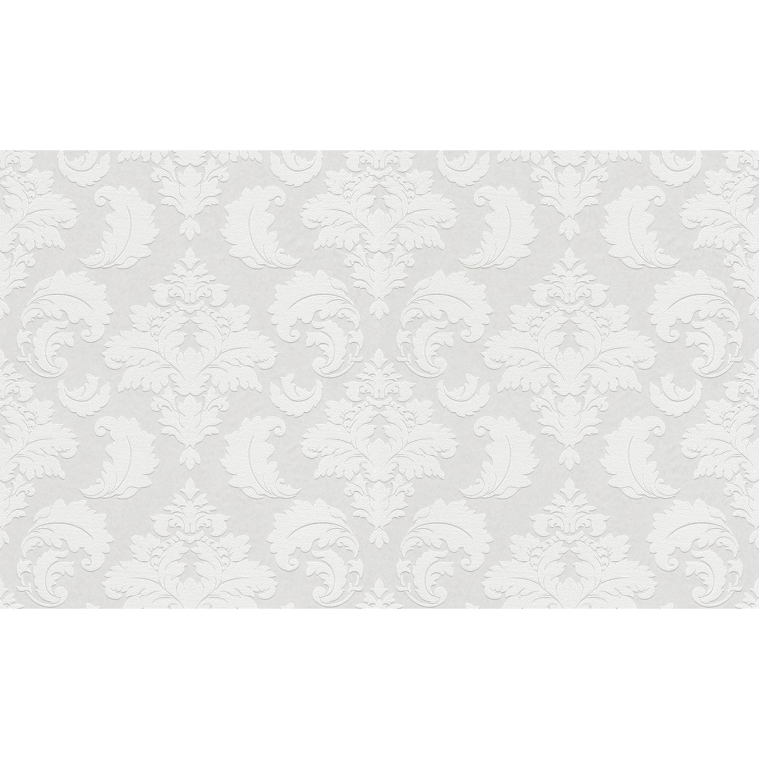 Rasch Vliestapete Wallton 178913 Ornament Weiß 25 m x 1,06 m günstig online kaufen