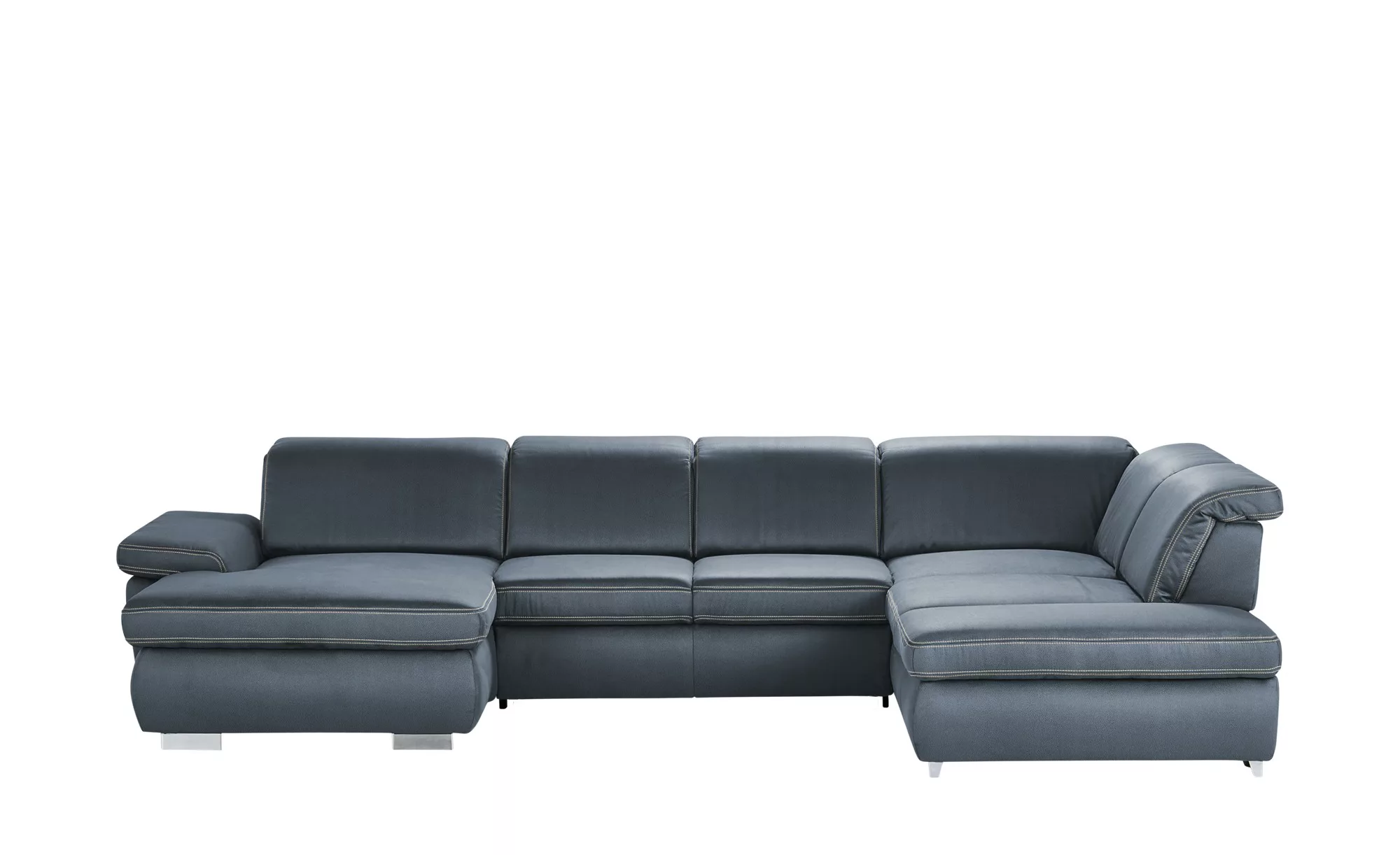 Wohnlandschaft - blau - 85 cm - Polstermöbel > Sofas > Wohnlandschaften - M günstig online kaufen