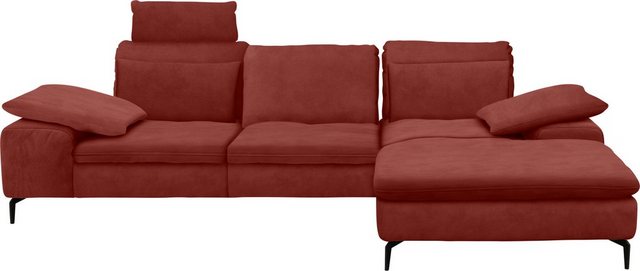 W.SCHILLIG Ecksofa "valentinoo", (Set), inklusive Hocker, mit Sitztiefenver günstig online kaufen